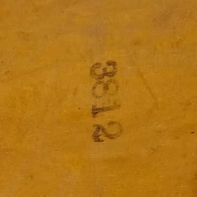 Leedy 14x28"Spartan Bass Drum Shell Vintage 30s Elkhart,IN 3Ply Maple Black Duco image 7