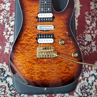 Ibanez AZ24P1QM-DEB Premium 2024 - Present - Dragon Eye Burst. image 1