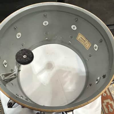 Rogers 10" deep X 14" head Marching Snare Drum (175-1265) 60's - Red Sparkle Bild 13
