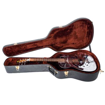 Dobro Duolian Nickle Plated Palm Tree, Sun & Moon Owned By Billie Joe Armstrong Of Green Day image 10