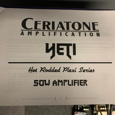 Ceriatone Custom Hot Rodded Plexi Yeti 50 2017 - Purple image 12