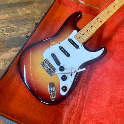 Fernandes Burny Custom strat c 1975 Sunburst original vintage mij japan matsumoku image 4