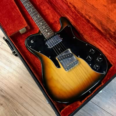 1972 Fender Telecaster Custom with Rosewood Fretboard in Sunburst - RARE combo image 16
