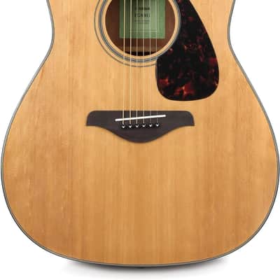Yamaha FG800J Solid-Top Dreadnought Acoustic Guitar - Natural image 4