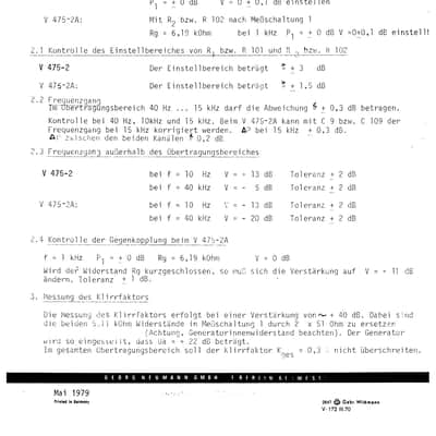 Neumann V475-2 Summing Amp Module - Rare 1st revision. Tested & fully working image 7