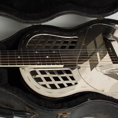 National  Tricone Exploding Palm Tree Resophonic Guitar (1937), ser. #A-2909 image 13
