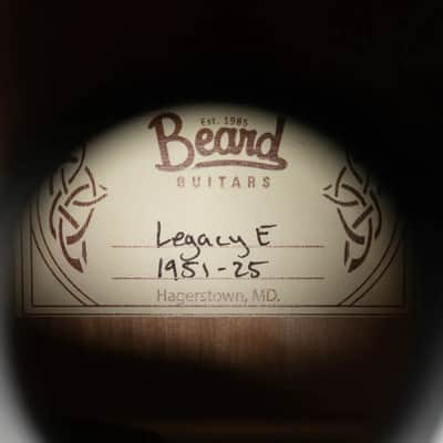 Beard Legacy-E HipShot DoubleShot Square Neck Resonator Guitar - Black Ice 2-Tone Custom Horse Chestnut with Hardshell Case image 16