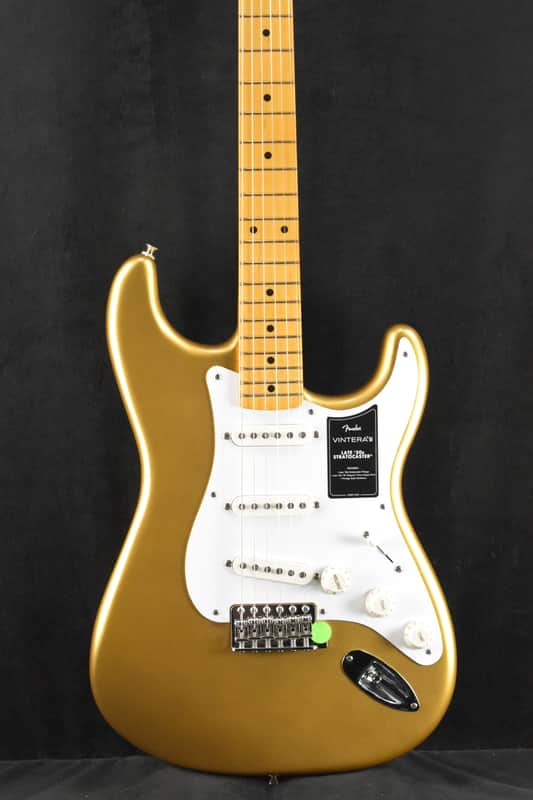 Mint Fender Vintera III Late '50s Stratocaster Aztec Gold Maple Fingerboard