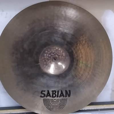 Sabian 21" HH Hand Hammered Raw Bell Dry Ride Cymbal - Brilliant image 9