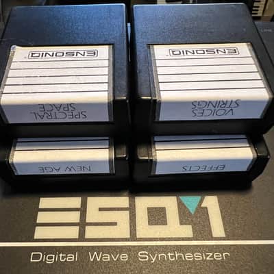 Ensoniq ESQ-1 Carts - New Age - Spectral Space - Voices Strings - Effects - Cartridge image 2