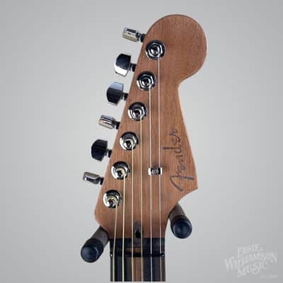 2023 Fender American Acoustasonic Jazzmaster All-Mahogany Acoustic-Electric Guitar Bourbon Burst image 4
