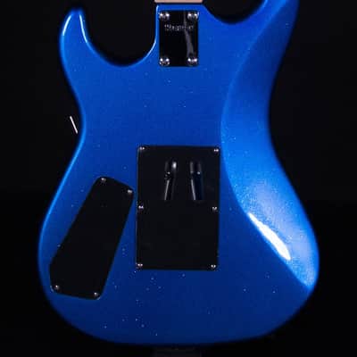 Kramer Baretta, Custom Graphics, 'White Lotus',  White Lotus Candy Blue image 3