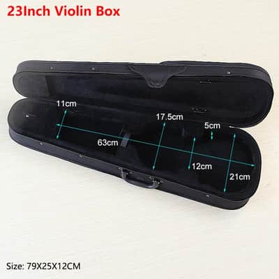 23 Inch Violin Box Backpack with Foam Lining image 4