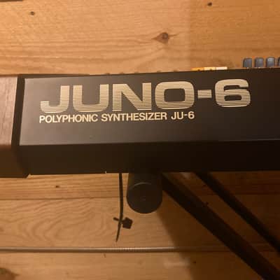 Roland Juno-6 61-Key Polyphonic Synthesizer 1982 - 1984 - Black image 6