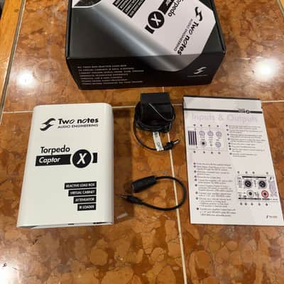 Two Notes Torpedo Captor X 8ohm Stereo Reactive Load Box / Attenuator 2020 - White image 2
