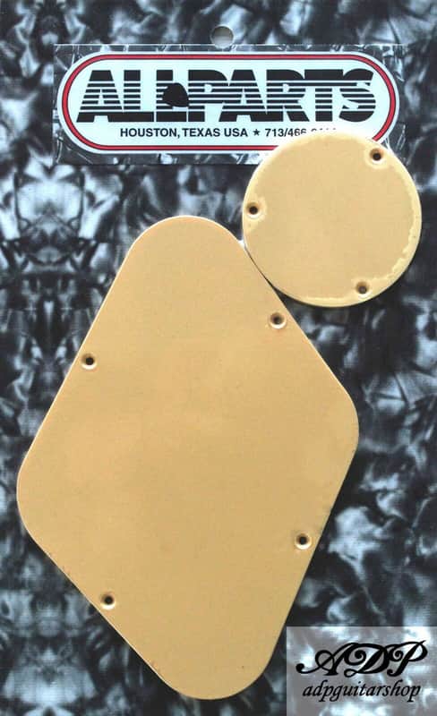 Cream 1Ply Backplate set for Les Paul PG-0814-028 image 1