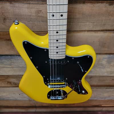 Squier Limited Edition FSR Affinity Jaguar - Graffiti Yellow image 4