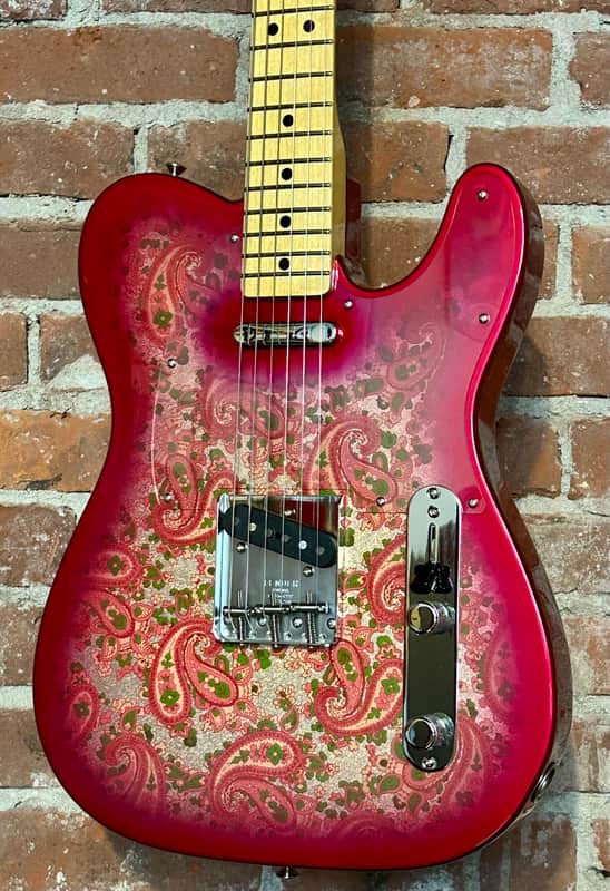 NEW Fender Custom Shop Vintage Custom '68 Paisley Telecaster  - Pink Paisley, Comes with A Pro Set Up and Ships Fast! image 1