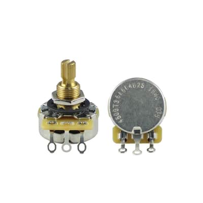CTS Potentiometer 450G Series A500K Guitar Pot Brass Split Shaft image 1