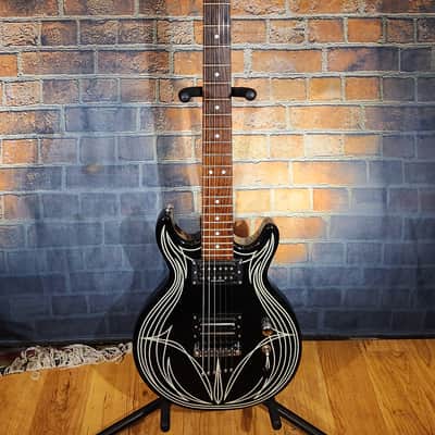 Jackson JJ4 Scott Ian Tribute Model Tattoo Graphic w/ Ratio Locking Tuners, GraphTec Saddles & Hot Rails Bridge Humbucker image 1