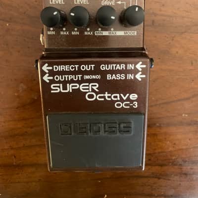 Boss OC-3 Super Octave (Dark Gray Label) 2003 - Present - Brown image 2