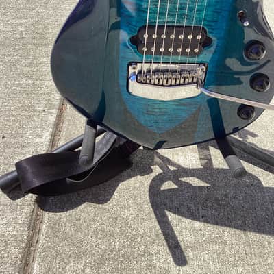 Ernie Ball Music Man John Petrucci Majesty 7 Early2000 - Blue image 4