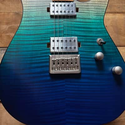 Schecter C-1 Standard Plus Blue Fade image 2