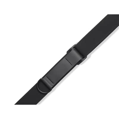 Levy's Mrhgp Blk Tracolla In Pelle Right Height Black On Black 3 1/2 image 4