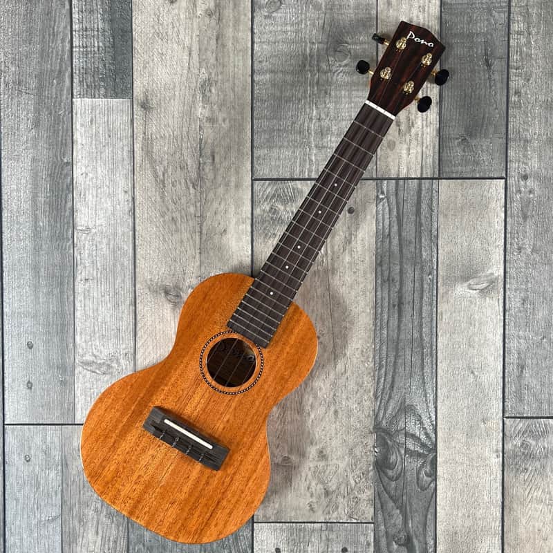 Pono MCD Deluxe Solid Mahogany Concert Ukulele *Brand NEW image 1