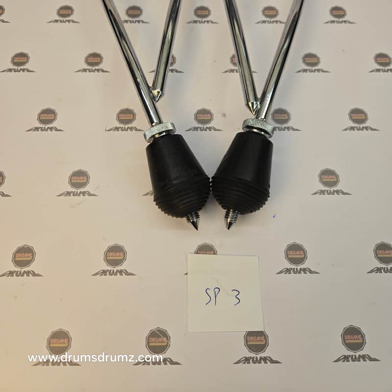 1980s Sonor Phonic Lite Bass Drum Spurs Chrome