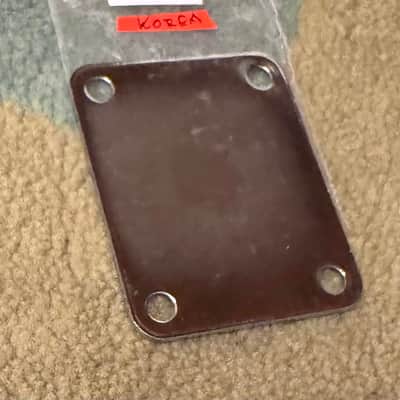 Squier Made in Korea VN Series Neck plate 1992-1997 - Chrome image 2