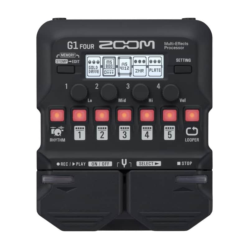 Zoom G1 Four Multi-Effects Guitar Pedal - Mint, Open Box image 1