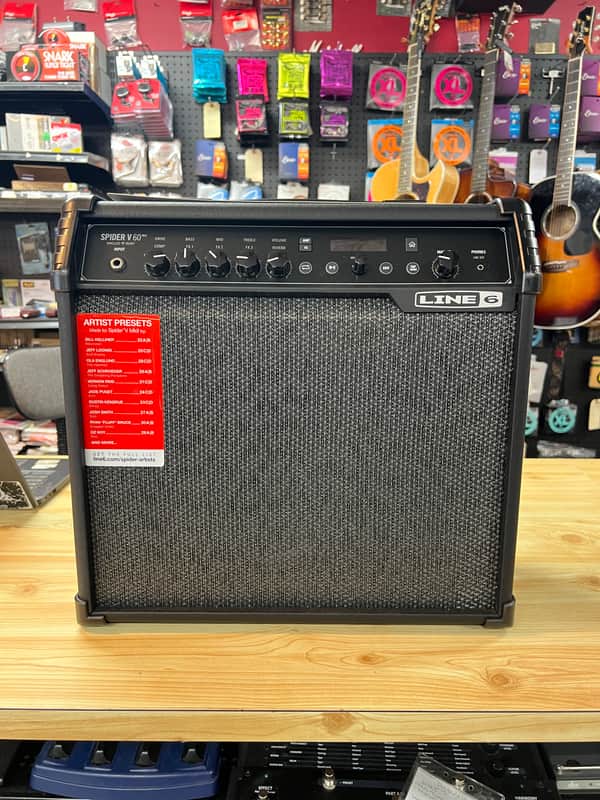 Line 6 Spider V 60 MkII 60-Watt 1x10" Digital Modeling Guitar Combo 2019 - 2021 - Black image 1