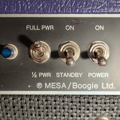 Vintage 1980s Mesa Boogie Mark III Purple Stripe 100-Watt Guitar Amp Retolexed Purple NO EQ image 3