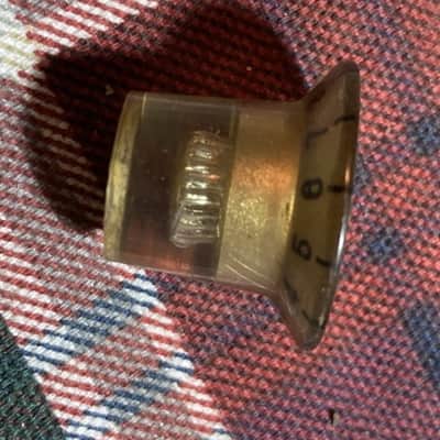Worn Vintage Relic Gold Univox Guitar Tone Knob, 1960s-70s Japan image 3