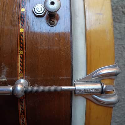 Ludwig&Ludwig field snare drum timepiece-sensitive strainer 10x16 1930s image 8
