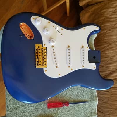 (Formally Legacy) Now Sugarcaster 2017 Colbert Blue (13 way harness, push/pull tone knobs, Lefty) image 4