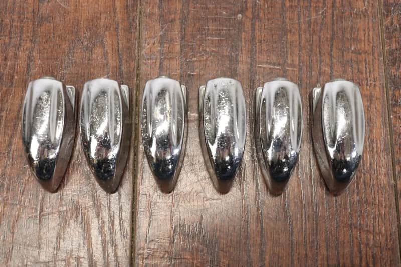 Unbranded Chrome Tom Drum Lugs 6pk #4 image 1