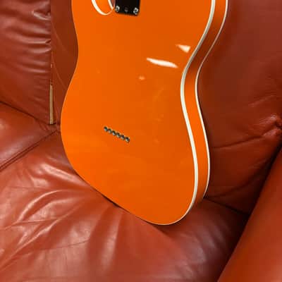 Fender Limited Edition Parallel Universe Series Deluxe Thinline Super Telecaster Orange image 15