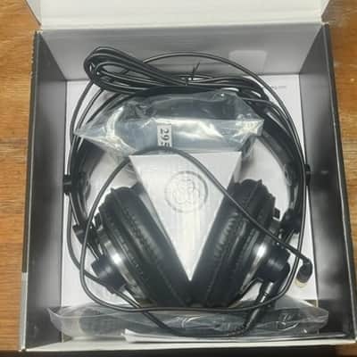 AKG K240 MKII Professional Semi-Open Back Studio Headphones 2010s - Black image 1