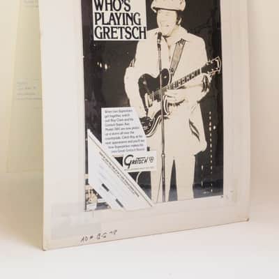 Gretsch Roy Clark Super Ax Original Marketing Ad Artwork - 1978 / UNIQUE COLLECTIBLE image 11