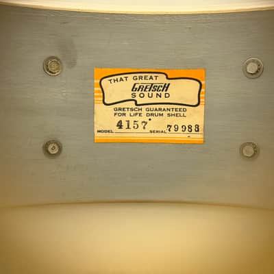 Gretsch 18/12/14/5x14" 60's Round Badge Drum Set - Rewrapped by Lee Ruff Tangerine Sparkle image 15