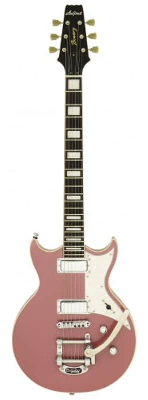 Aria 212 MK2 Pro II Bowery Chambered Construction Electric Guitar,212-MK2-CDPK image 1