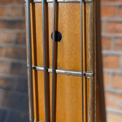 Vintage 1972 Fender Telecaster Bass Maple Fretboard Natural image 4