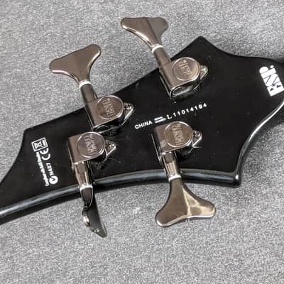 LTD TA-200 Electric Bass Guitar Black Finish Tom Araya Signature TA200 SLAYER! image 8