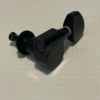 2000's Korean Era Ibanez S & RG Series Black Dual Pin Tuning Pegs Tuners 6 In LIne image 4