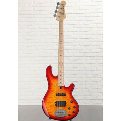 Lakland Skyline 44-02 Deluxe - Cherry Sunburst with Maple Fingerboard image 2