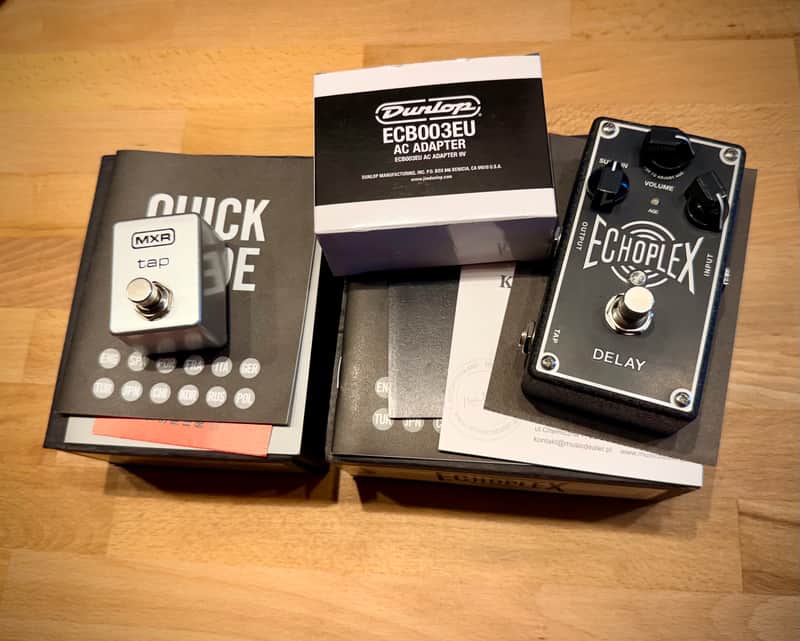 Dunlop Echoplex Delay tape echo simulation / MXR tap tempo switch / preamp image 1