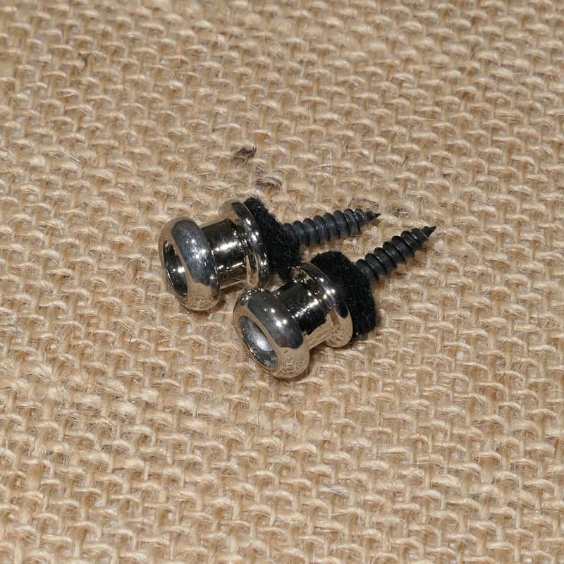 Gibson Les Paul Studio Strap Buttons Chrome - Same Day Shipping #DG06 image 1