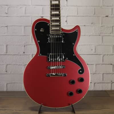 D'Angelico Premier Atlantic Electric Guitar Oxblood w/Gig Bag image 1